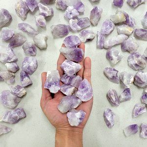 1 LB Raw Amethyst Crystal Bulk From Madagascar - Wholesale Healing Gemstones